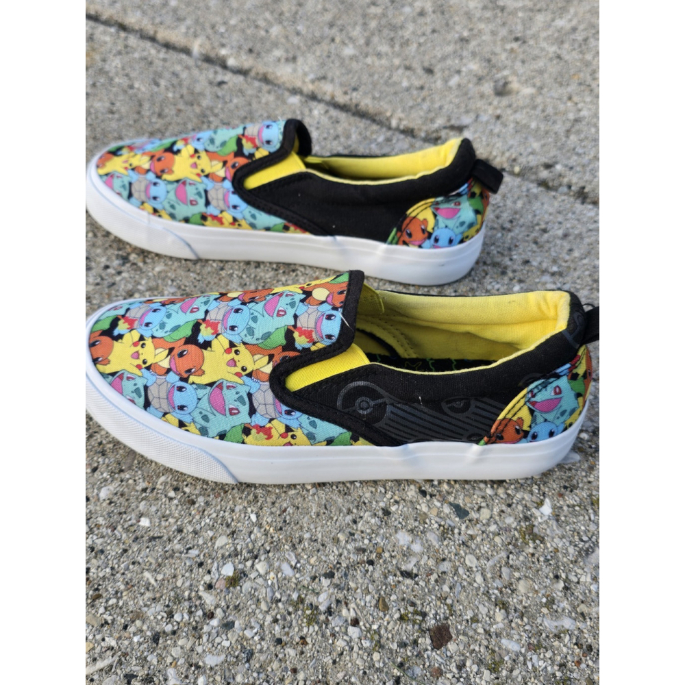 Pokemon Ground Up Canvas Slip-on Kids Shoes Sneakers Youth US Size 3. $25 obo - Picture 2 of 7